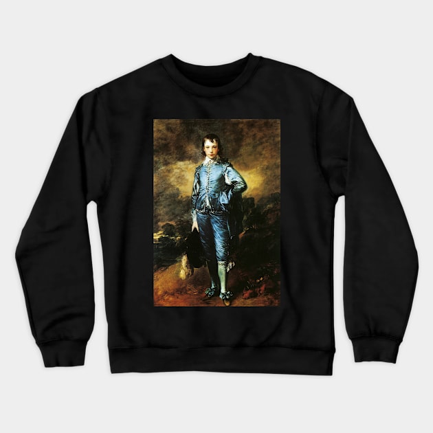 The Blue Boy Thomas Gainsborough Crewneck Sweatshirt by RetroSalt